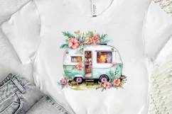 Watercolor Caravan Sublimation PNG Clipart Product Image 2