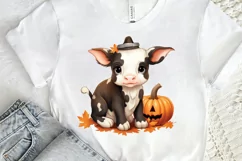 Baby Cow For Halloween Sublimation PNG Clipart Product Image 2