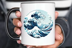Japanese Kanagawa Wave PNG Clipart Product Image 2