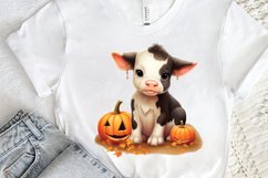 Baby Cow For Halloween Sublimation PNG Clipart Product Image 2