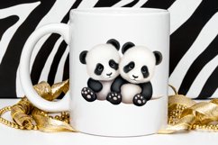 Baby Pandas Sublimation PNG Clipart Product Image 2
