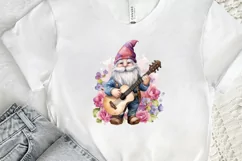 Watercolor Rockstar Gnome PNG Clipart Product Image 2