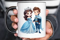 Cute Snow Princess and Prince PNG Clipart Product Image 2