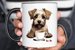 Dog Love Coffee PNG Clipart Product Image 2