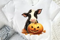 Baby Cow For Halloween Sublimation PNG Clipart Product Image 2