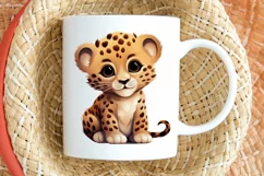 Cute Happy Baby Animal Sublimation PNG Clipart Product Image 2