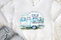Watercolor Caravan Sublimation PNG Clipart Product Image 2