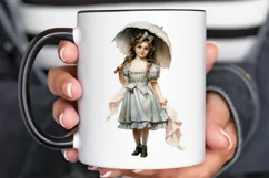 Victorian Little Girl PNG Clipart Product Image 2