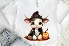 Baby Cow For Halloween Sublimation PNG Clipart Product Image 2