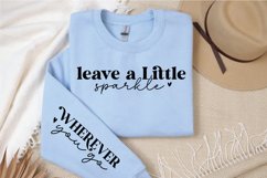Leave A Little SVG, Sleeve SVG Design Product Image 3