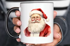 Watercolor Santa Claus PNG Clipart Product Image 2