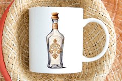 Luxury Vintage Bottle PNG Clipart Product Image 2