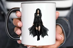 Gothic Fashion Girl PNG Clipart Product Image 2