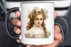 Victorian Little Girl PNG Clipart Product Image 2