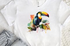 Watercolor Toucans PNG Clipart Product Image 2