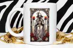 Skeleton Witch Tarot Card PNG Clipart Product Image 2