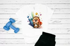 Watercolor cute animal superstar PNG Clipa Product Image 2