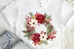 Christmas Holiday Wreath PNG Clipart Product Image 2