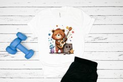 Watercolor cute animal superstar PNG Clipa Product Image 2