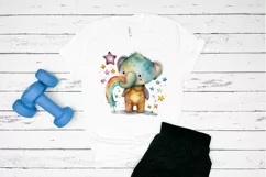 Watercolor cute animal superstar PNG Clipa Product Image 2