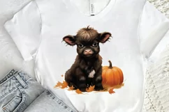 Baby Cow For Halloween Sublimation PNG Clipart Product Image 2