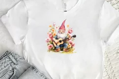 Watercolor Rockstar Gnome PNG Clipart Product Image 2