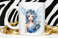 Winter Fairy Watercolor PNG Clipart Product Image 2