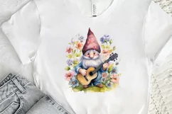 Watercolor Rockstar Gnome PNG Clipart Product Image 2