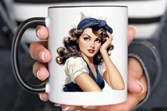 Sailor Pin Up Girls PNG Clipart Product Image 2