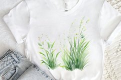 Grass Watercolor Sublimation PNG Clipart Product Image 2