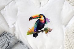 Watercolor Toucans PNG Clipart Product Image 2
