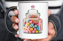 Fancy Clear Glass Candy Jar PNG Clipart Product Image 3