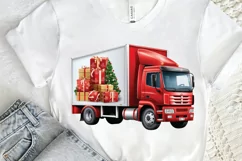 Christmas Truck PNG Clipart Product Image 2