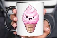 Artistic Drawing Kawaii Ice Cream PNG Clipart Product Image 3