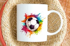 watercolor Football PNG Clipart Product Image 2