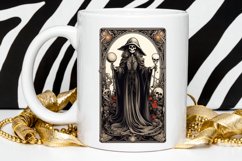 Skeleton Witch Tarot Card PNG Clipart Product Image 2