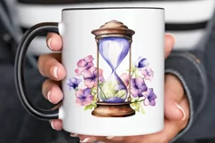 Hourglass Flower Watercolor PNG Clipart Product Image 3