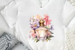 Vintage Perfume Bottles Watercolor PNG Clipart Product Image 2