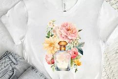 Vintage Perfume Bottles Watercolor PNG Clipart Product Image 2