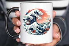 Japanese Kanagawa Wave PNG Clipart Product Image 2