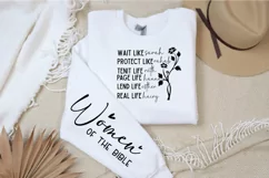 Women of the Bible Sleeve SVG, Boho Christian Sleeve SVG Product Image 1