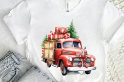 Christmas Truck PNG Clipart Product Image 2