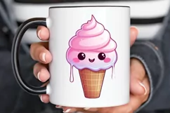 Artistic Drawing Kawaii Ice Cream PNG Clipart Product Image 3