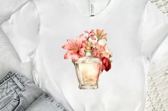 Vintage Perfume Bottles Watercolor PNG Clipart Product Image 2