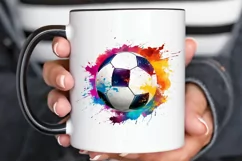 watercolor Football PNG Clipart Product Image 2