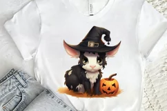 Baby Cow For Halloween Sublimation PNG Clipart Product Image 2
