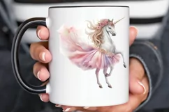 Ballerina Unicorns PNG Clipart Product Image 2