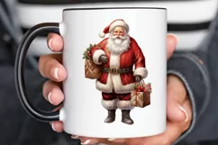Watercolor Santa Claus PNG Clipart Product Image 2