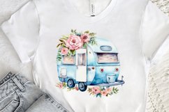 Watercolor Caravan Sublimation PNG Clipart Product Image 2