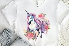 Fairy Unicorn Sublimation PNG Clipart Product Image 2